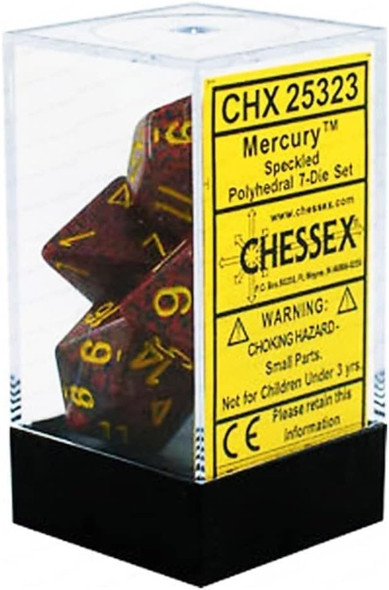 Chessex Dice Polyhedral 7-Die Set - Speckled Earth