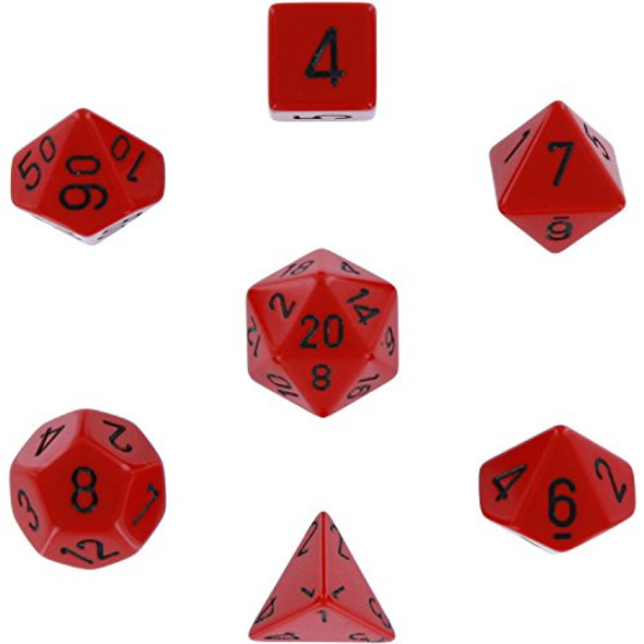 Chessex Dice: Polyhedral 7-Die Festive Dice Set - Circus w/black