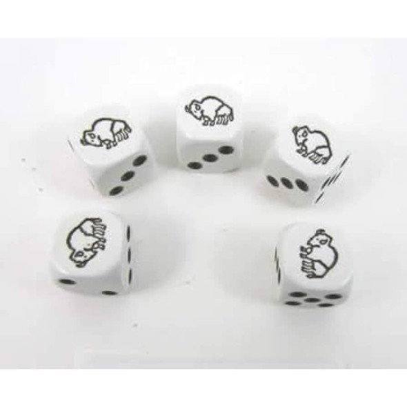 Chessex Polyhedral 7-Die Gemini Dice Set - Blue & Gold w/White (d4 d6 d8 d10 d12 d20 & d00) CHX-26422