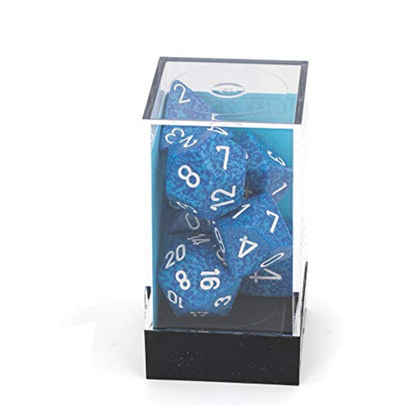 Chessex CHX25306 Dice-Speckled Water Set