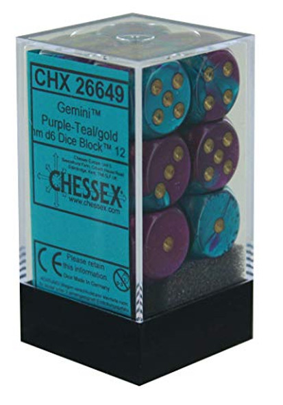 Chessex CHX27435 Dice-Vortex Green/Gold Set