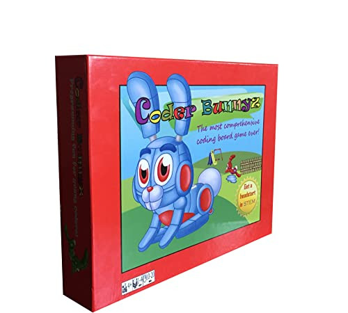 Coder Bunnyz The Most Comprehensive STEM Coding Board Game Ever Learn All The Concepts You Ever Need in Computer Programming in a Fun Adventure. Featured at TIME NBC Sony Google Maker Faires