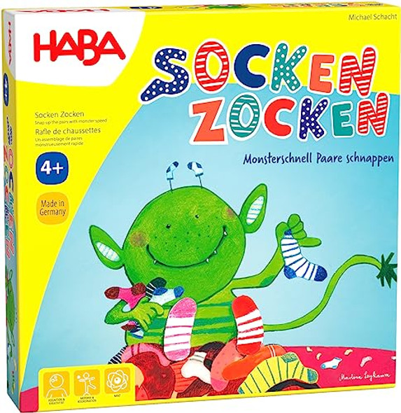 HABA Socken Zocken - Lucky Sock Dip Matching & Memory Game