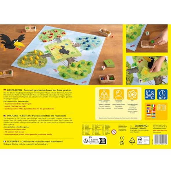 HABA Orchard Game - A Classic Cooperative Introduction to Board Games for Ages 3 and Up (Made in Germany)