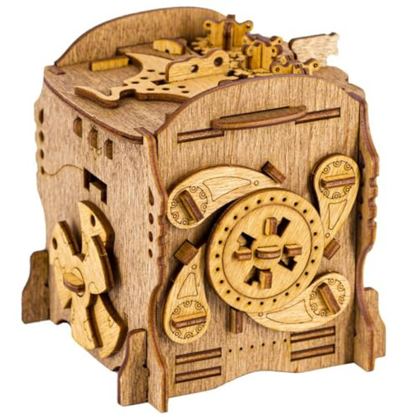 iDventure Cluebox - Captain's Nemo Nautilus - Escape Room Game - Puzzle Box - Sequential 3D Puzzle for Adults - Brain Teaser - Birthday Gadget for Men and Women - Money Box
