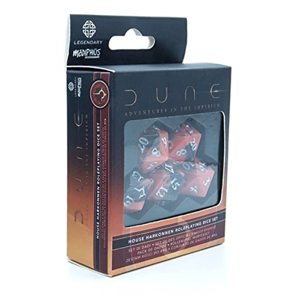 Koplow Games Set of 5 Twenty Sided 19mm D20 Opaque Dice RPG D&D Black with White Numbers Die