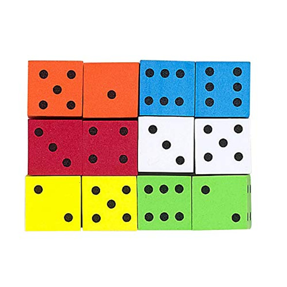 Koplow Games Assorted Foam Spot Dice 16mm