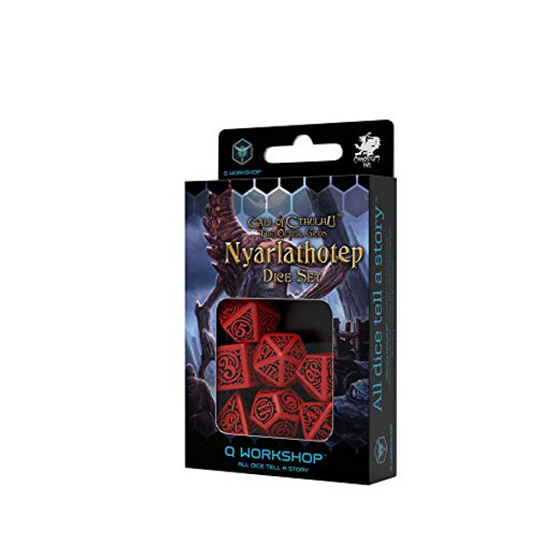 Q Workshop Call of Cthulhu Outer Gods: Nyarlathotep Dice Set