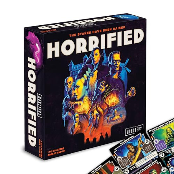 Ravensburger Horrified Games - Universal Monsters - Strategy Board Game - Boost Critical Thinking & Teamwork - Cooperative Gameplay - Unique Monster Challenges - 1 to 5 Players - Adults & Kids 10+