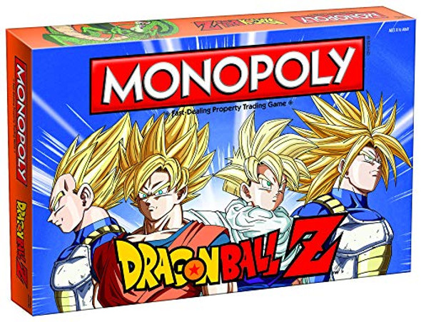 USAOPOLY MONOPOLY Dragon Ball Z Board Game Recruit Legendary Warriors GOKU VEGETA and GOHAN Official Dragon Ball Z Anime Series Merchandise Themed Monopoly Game