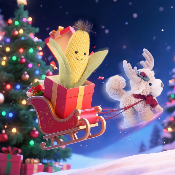 Apricot Lamb Food Toys Food Plushies Plush Fresh Corn Stuffed Animal Soft Cuddly Perfect For Child