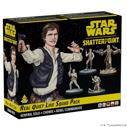 Asmodee Star Wars Shatterpoint Real Quiet Like Squad Pack - Tabletop Miniatures Game, Strategy Game For Kids And Adults, Ages 14+, 2 Players, 90 Minute Playtime, Made By Atomic Mass Games