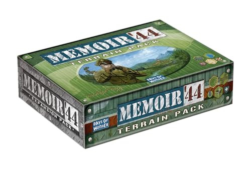 Asmodee Memoir '44 Terrain Pack Board Game Expansion - Enhance Your Wwii Gaming Experience Strategy Game For Kids & Adults, Ages 8+, 2 Players, 30-60 Minute Playtime, Made By Days Of Wonder