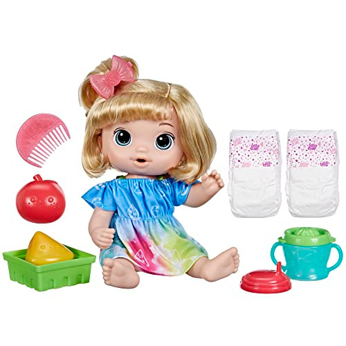 Baby Alive Baby Grows Lala Googoo, Interactive Doll Set, Toy For Girls Who Grows Up From 3 Years, Speaks English And Spanish, 3 Stages Of Growth, Over 75 Sounds And Phrases