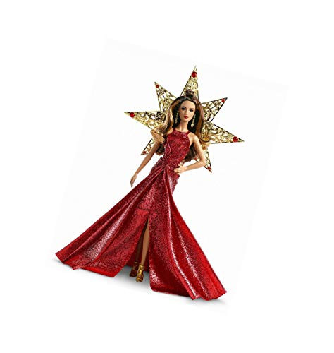 Barbie 2017 Holiday Teresa Doll, Brunette With Red Dress