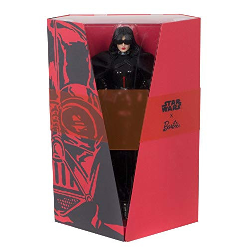 Barbie Collector Star Wars Darth Vader X Barbie Doll, 11.5-Inch Wearing Black Peplum Top, Cape And Skirt, With Doll Stand And Certificate Of Authenticity