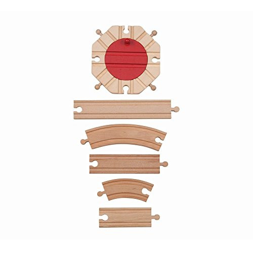 Battat Maison Joseph Battat - All Aboard Train Track Pack - 11 Pieces