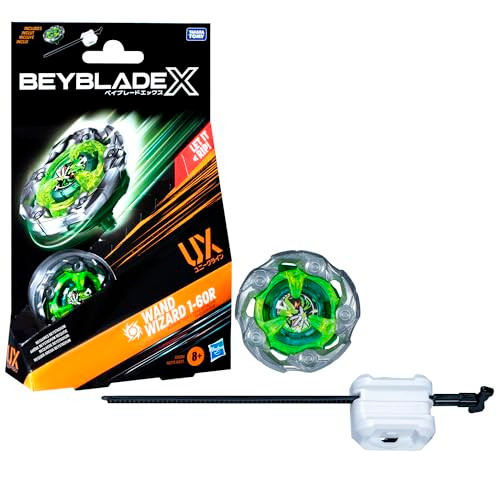 Beyblade Hasbro Beyblade X Wand Wizard 1-60R Ux Starter Pack Spinning Top And Starter