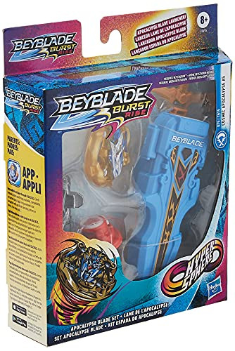 Beyblade Burst Rise Hypersphere Apocalypse Blade Set - Right/Left-Spin Launcher With Right-Spin Battling Top Toy, Ages 8 And Up
