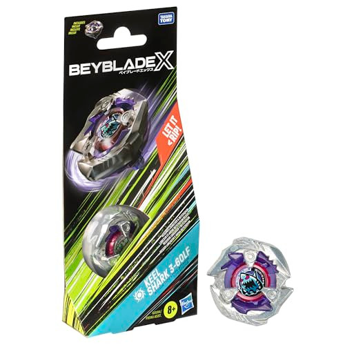 Beyblade X Keel Shark 3-60Lf Booster Pack Set With Attack Type Right-Spinning Top Battling Top Toys For 8 Year Old Boys And Girls