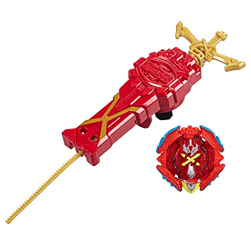 Beyblade Hasbro Burst Quadstrike Xcalius Power Speed Launcher Pack, Battle Game Set With Xcalius Power Speed Launcher And Right-Spin Battling Top Toy