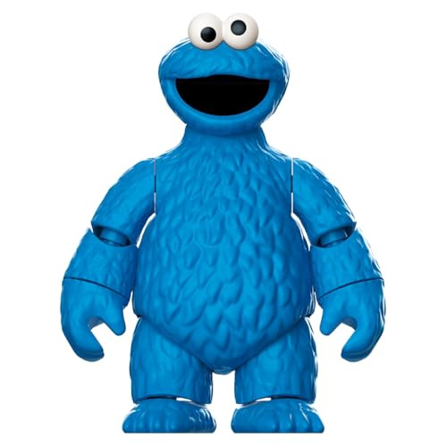 Blokees Figures Sesame Street Precool Cookie Monster Abs Plastic Painted Complete Figure
