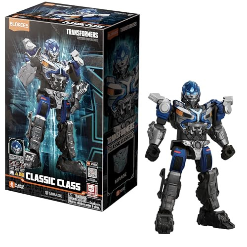 Blokees Transformers Figure - Classic Class Mirage Action Figure - Transformers Toys, Superhero Toys, Building Model Kit For Kids And Adults