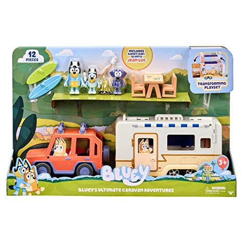 Bluey 90130 Bluey Family Cruiser & Caravan Playet