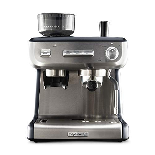 Calphalon Bvclecmp1 Temp Iq Espresso Machine With Steam Wand, Stainless