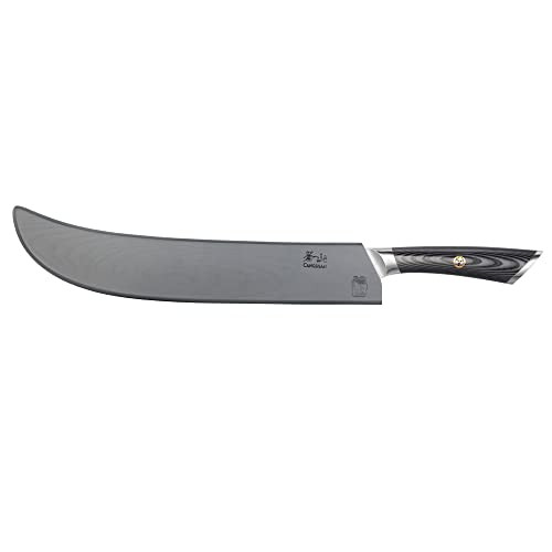 Cangshan Naka Series 12-Inch Butcher Knife With Sheath, Forged X-7 Steel, 503046