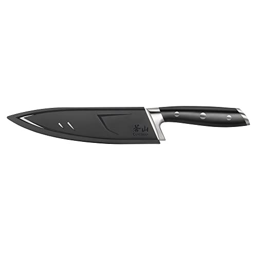 Cangshan Alps Series 502735 German Steel Forged 8-Inch Chef'S Knife With Sheath, Black