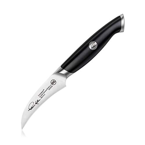 Cangshan Thomas Keller Signature Collection Swedish Powder Steel Forged, 2.75-Inch Peeling Knife, Black