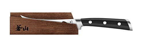 Cangshan Ts Series 1020809 Swedish 14C28N Steel Forged 5-Inch Tomato/Cheese Knife And Wood Sheath Set