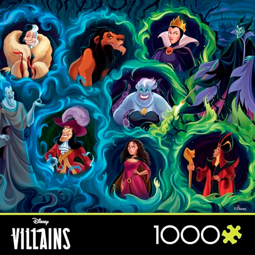 Ceaco - Disney - Villains - 1000 Piece Jigsaw Puzzle For Adults - Challenging Puzzle Perfect For Game Nights - Finished Size Is 26.5 X 19