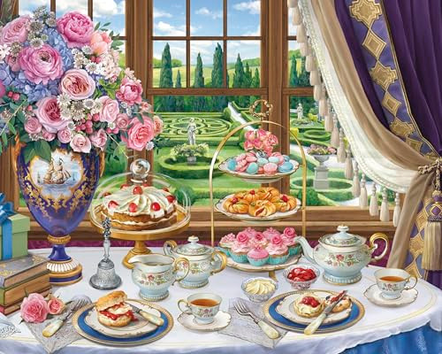 Ceaco - English Breakfast - 1000 Oversized Piece Jigsaw Puzzle