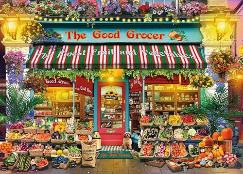 Ceaco - Gary Walton - Shop Windows - Good Grocer - 1000 Piece Jigsaw Puzzle