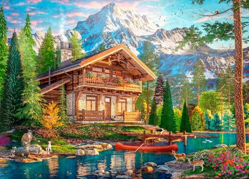 Ceaco - The Old Fishing Lodge - 1000 Piece Jigsaw Puzzle