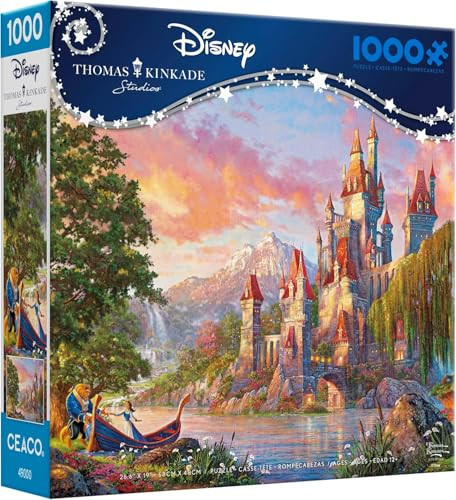 Ceaco - Thomas Kinkade - Disney - Beauty & The Beast Ii - 1000 Piece Jigsaw Puzzle