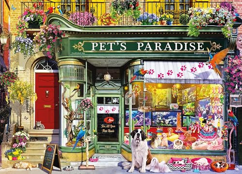 Ceaco - Shop Windows - Pet'S Paradise - 1000 Piece Jigsaw Puzzle