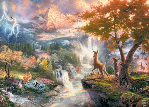 Ceaco - Thomas Kinkade - Disney - Bambi'S First Year - 1000 Piece Jigsaw Puzzle
