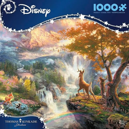 Ceaco - Thomas Kinkade - Disney - Bambi'S First Year - 1000 Piece Jigsaw Puzzle