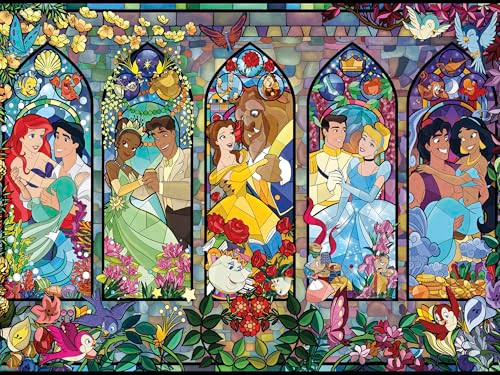 Ceaco - Disney - Princess Castle Royal Windows - 1500 Piece Jigsaw Puzzle