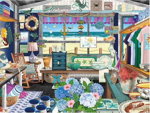 Ceaco - Tracy Flickinger - Sea & Sand  Shoppe - 300 Piece Jigsaw Puzzle