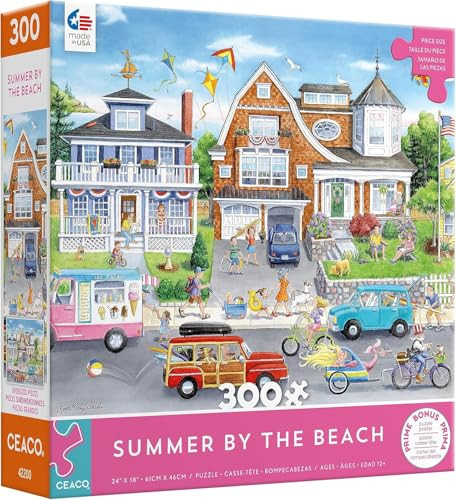 Ceaco - Summer By The Beach - 300 Piece Jigsaw Puzzle