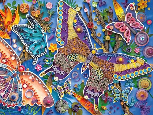 Ceaco - Sensory - Beautiful Butterflies - 750 Piece Jigsaw Puzzle