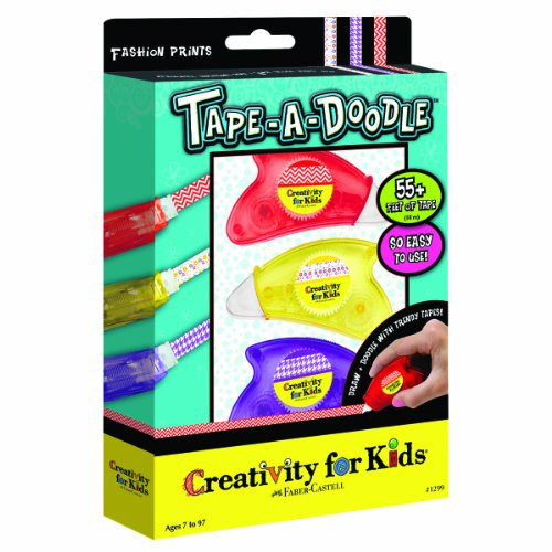 Creativity For Kids Tape-A-Doodle Fashion Prints (3-Pack)