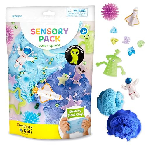 Creativity For Kids Sensory Pack: Farm, Sensory Toys For Toddlers, Pretend Play Farm Animals For Kids, Toddler Travel Toys & Holiday Stocking Stuffers (Ages 3+)
