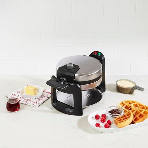 Cuisinart Double Flip Belgian Waffle Maker, Waf-F40Nas