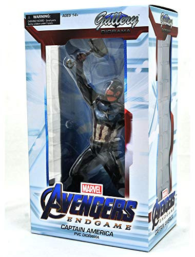 Diamond Select Toys Marvel Gallery: Avengers Endgame: Captain America Pvc Figure, Multicolor