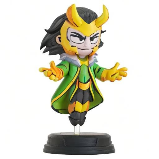 Diamond Select Toys Marvel Animated Series: Loki Statue, Multi